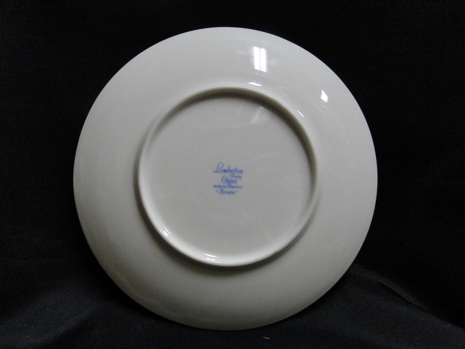 Lamberton Reverie, Floral Rim & Center: 6 3/4" Cream Soup Saucer Only