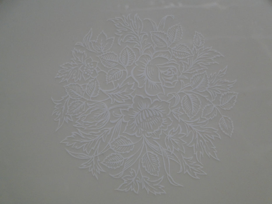 Lenox Moonspun, White Flowers, Platinum: Dinner Plate (s), 10 1/2"
