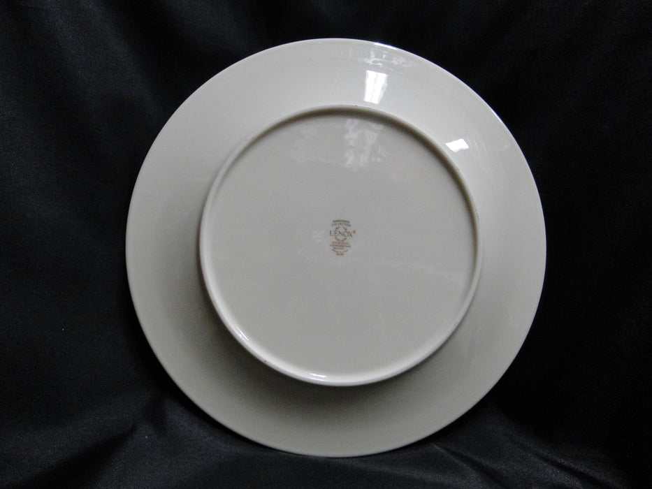 Lenox Moonspun, White Flowers, Platinum: Dinner Plate (s), 10 1/2"