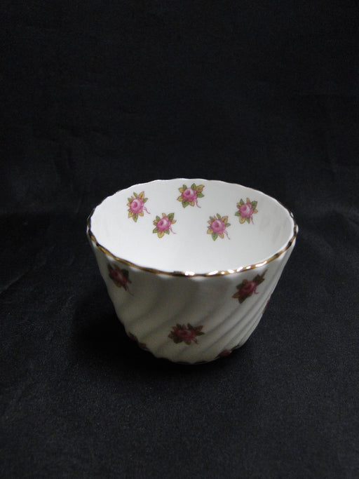 Aynsley Hathaway, Pink Roses, Swirled: Mini Open Sugar Bowl, 2 1/4" Tall