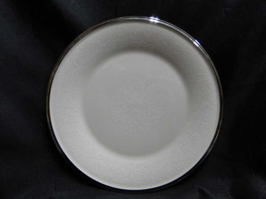 Lenox Moonspun, White Flowers, Platinum: Salad Plate (s), 8", Lt Wear