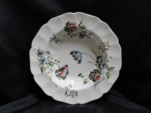 Johnson Brothers Day in June, Multicolored Florals: Rim Soup Bowl (s), Crazing