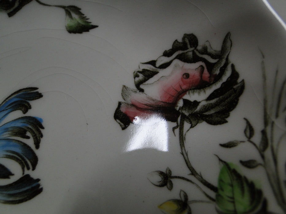 Johnson Brothers Day in June, Multicolored Florals: Rim Soup Bowl (s), Crazing