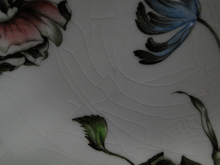 Johnson Brothers Day in June, Multicolored Florals: Rim Soup Bowl, As Is