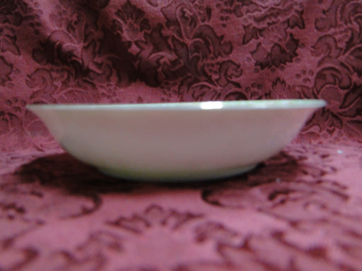 Noritake Green Edge, Swirls & Flowers on White: Fruit Bowl (s), 5 1/4"