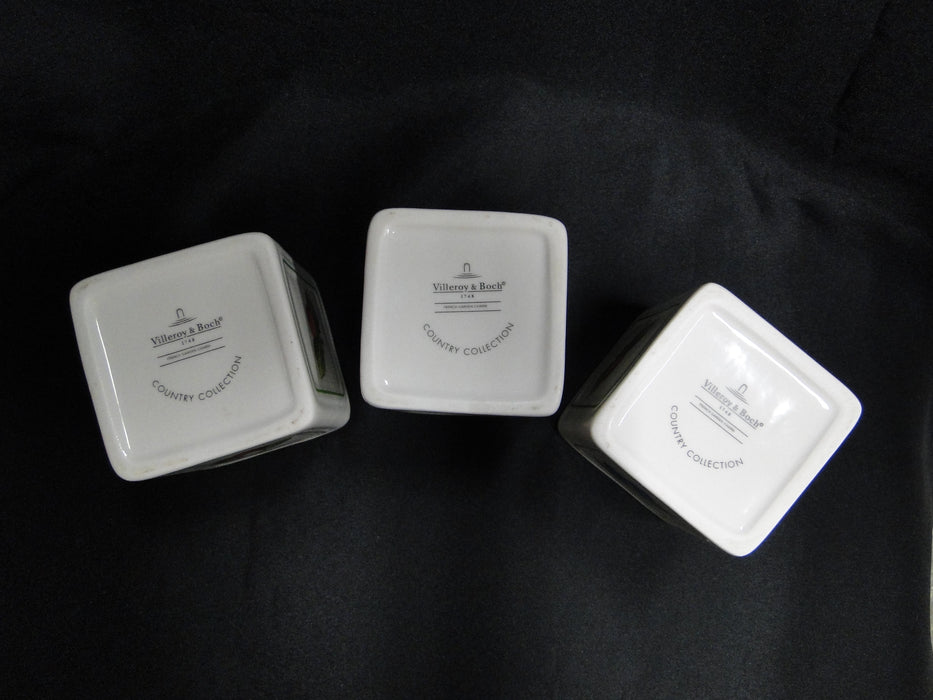 Villeroy & Boch French Garden Fleurence, Fruit: Jam / Jelly 4-Piece Set, Tray