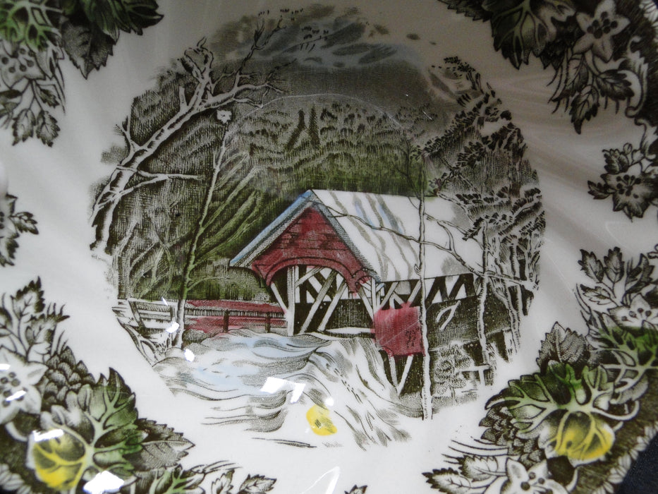 Johnson Brothers Friendly Village, England: Square Cereal Bowl (s), 6 1/4"