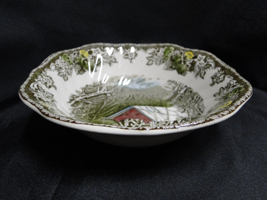 Johnson Brothers Friendly Village, England: Square Cereal Bowl (s), 6 1/4"