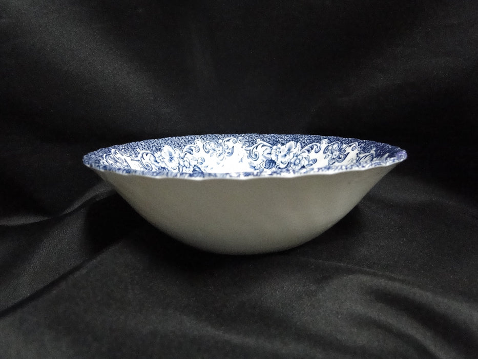 Johnson Brothers Coaching Scenes Blue: Cereal Bowl, 6",  As Is
