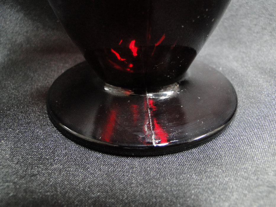 Anchor Hocking Royal Ruby: Footed Iced Tea (s), 4 7/8" Tall