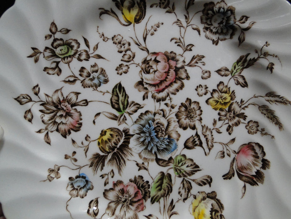 Johnson Brothers Staffordshire Bouquet, Brown: Bread Plate (s), 6 1/4",  As Is