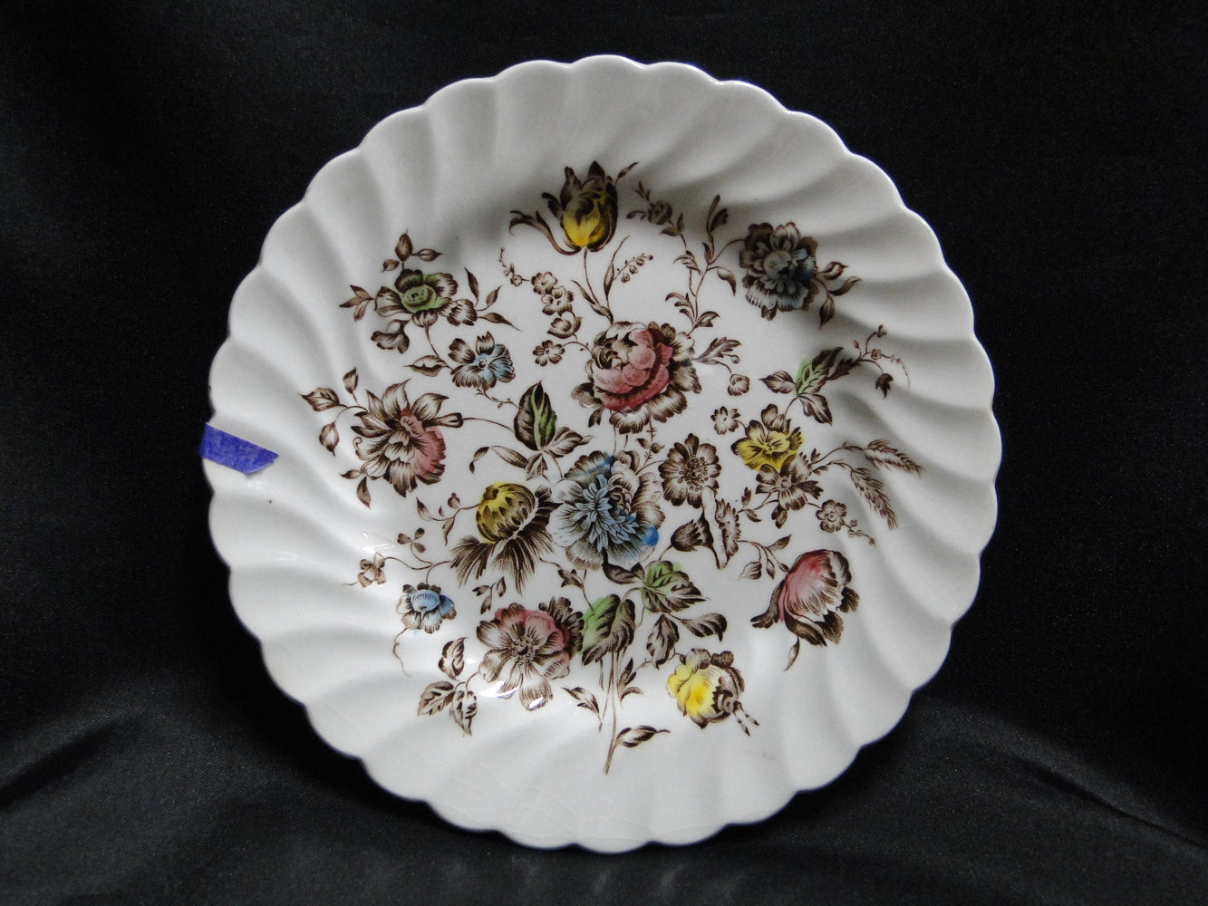 Johnson Brothers Staffordshire Bouquet, Brown: Bread Plate (s), 6 1/4",  As Is