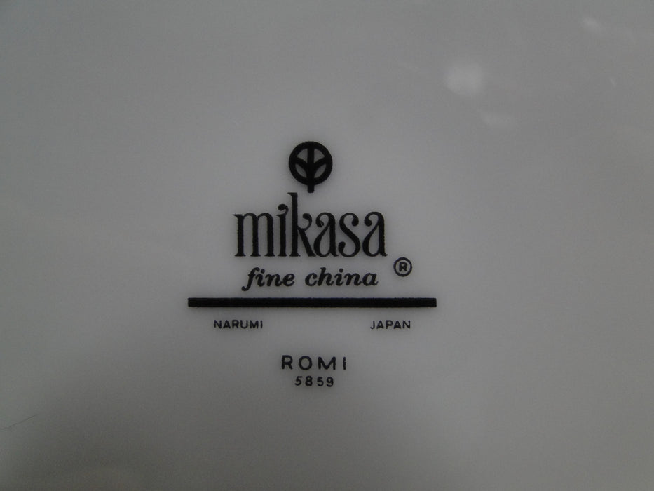 Mikasa Romi, Yellow Floral, Gold Trim: Rim Soup Bowl (s), 8 3/8"