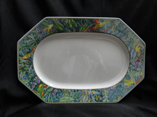 Villeroy & Boch Amazona, Parrots, Rainforest: Serving Platter, 13 1/4"