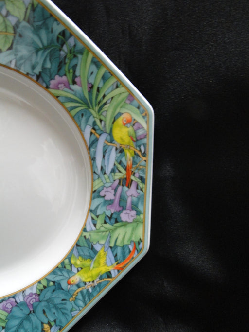 Villeroy & Boch Amazona, Parrots, Rainforest: Serving Platter, 13 1/4"