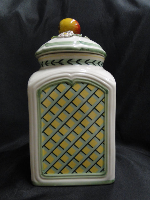 Villeroy & Boch French Garden Fleurence, Fruit: Large Apple Canister, 11"