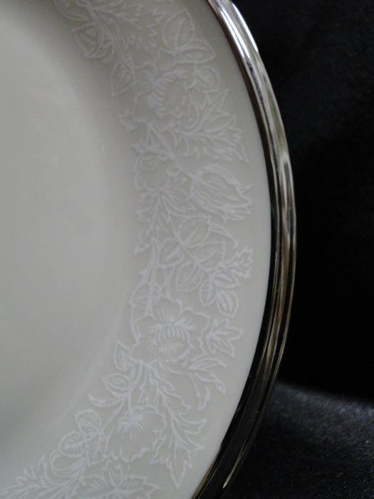 Lenox Moonspun, White Flowers, Platinum: Bread Plate (s), 6 1/4", Lt Wear
