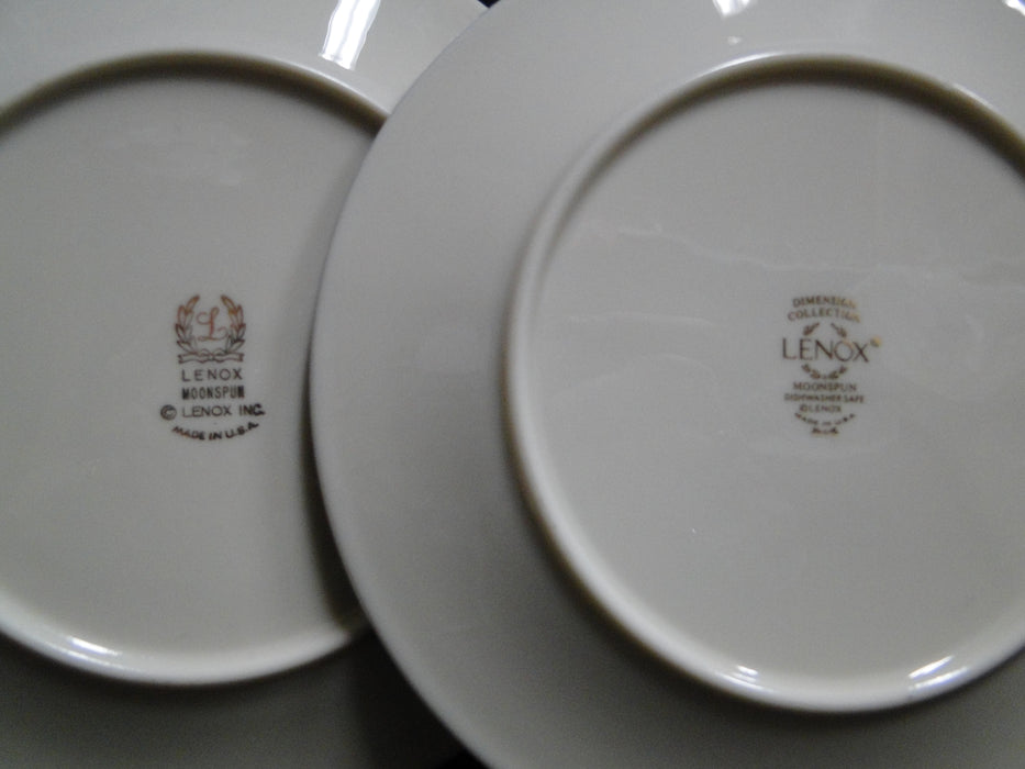 Lenox Moonspun, White Flowers, Platinum: Bread Plate (s), 6 1/4"