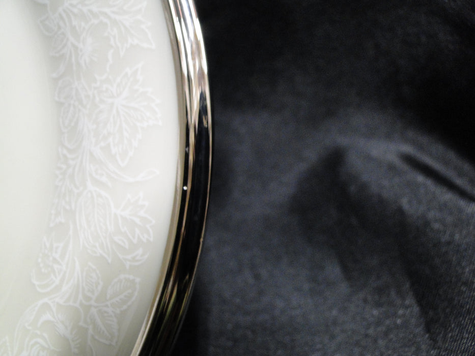 Lenox Moonspun, White Flowers, Platinum: Bread Plate (s), 6 1/4", Lt Wear