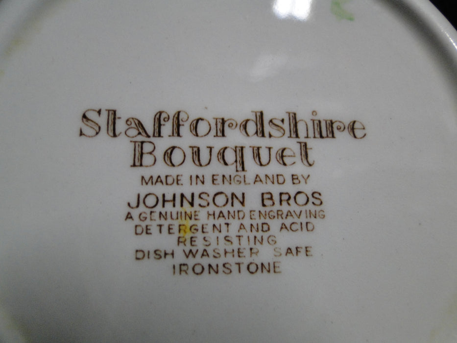 Johnson Brothers Staffordshire Bouquet, Brown: Fruit Bowl, 5" x 1 1/8"