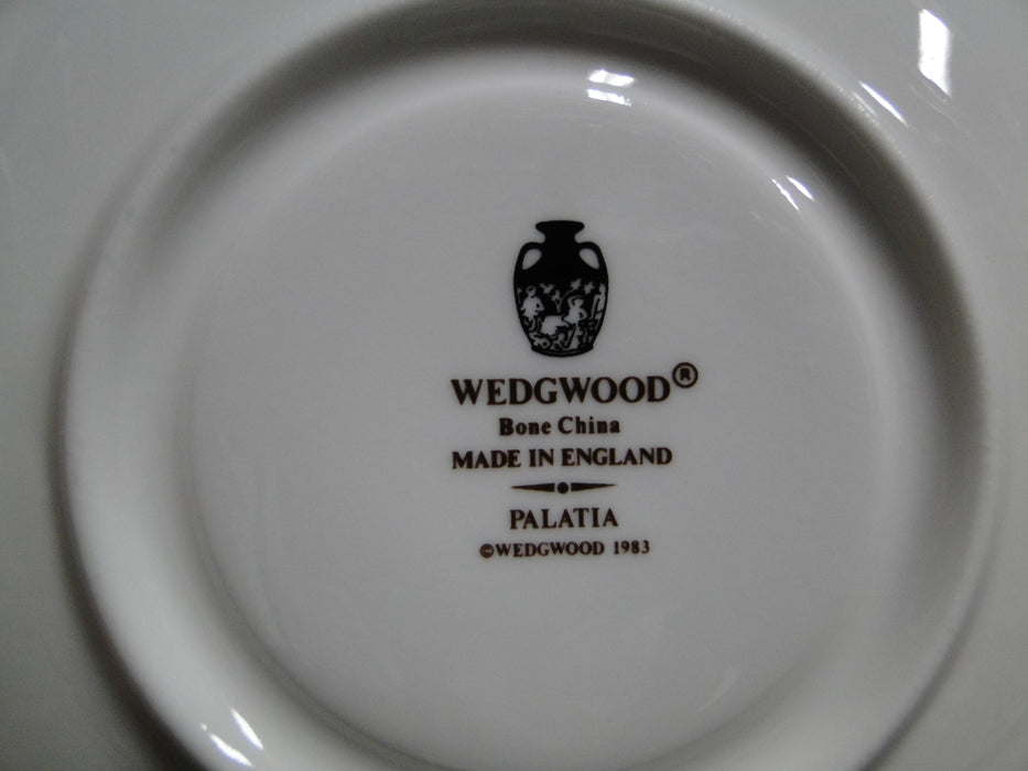 Wedgwood Palatia, White w/ Blue & Gold Greek Key: 5 3/4" Saucer Only, No Cup