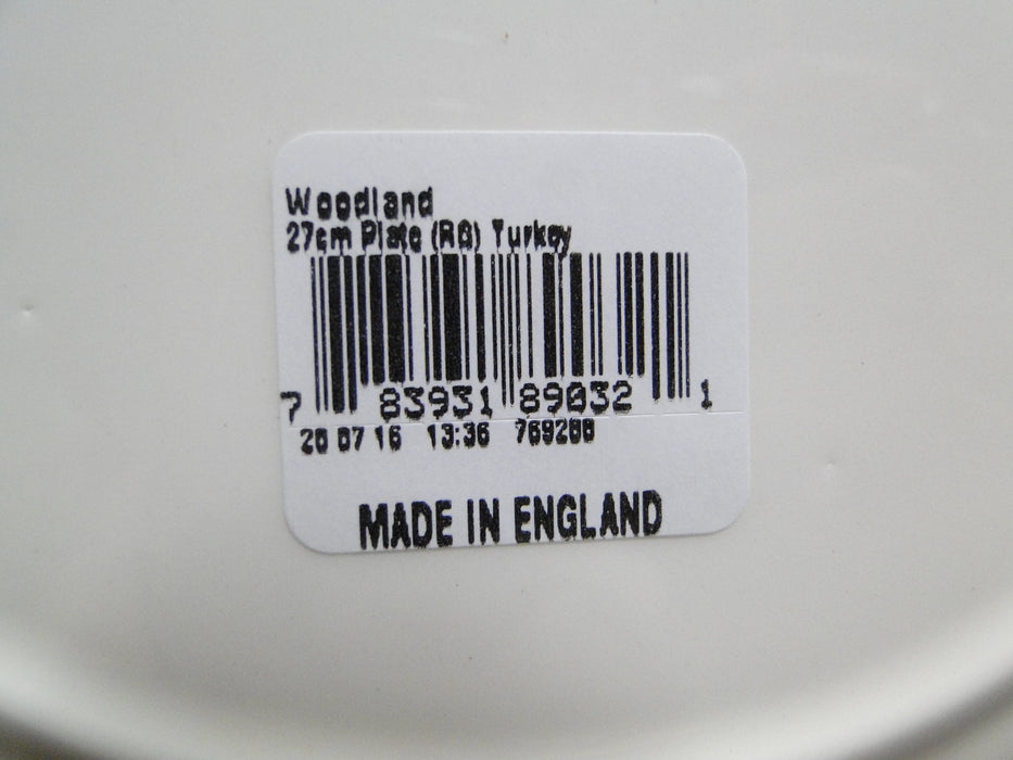 Spode Woodland Turkey Game Bird, England: NEW Dinner Plate (s), 10 1/2", Box