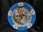 Beyer & Bock Hand Painted Scene, Blue Rim: Dinner Plate (s), 11”, Scene D