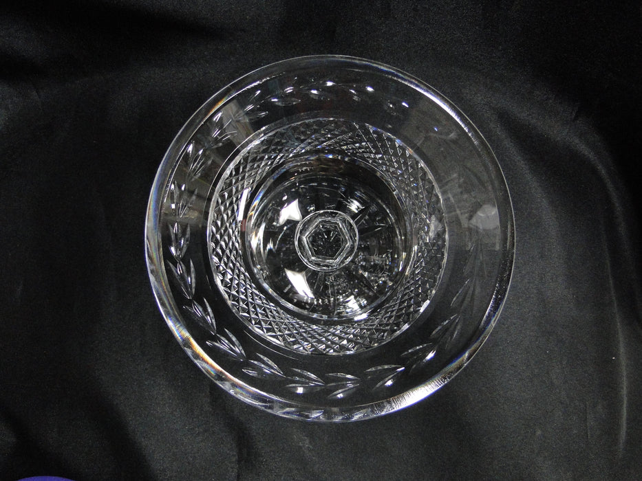 Waterford Crystal Glandore, Laurel & Criss Cross Cuts: Compote, 5 7/8", As Is