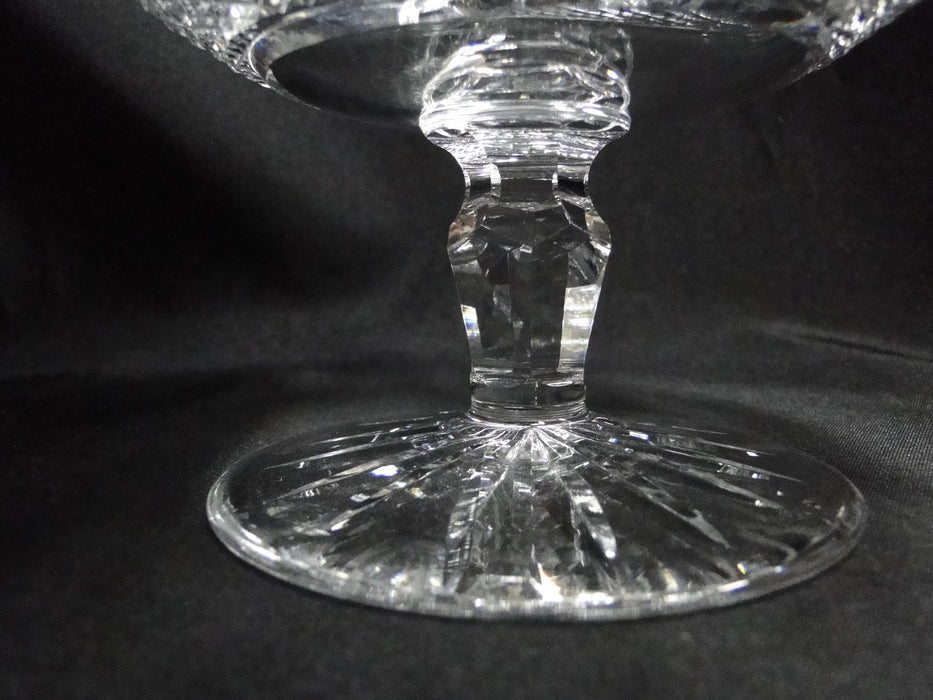 Waterford Crystal Glandore, Laurel & Criss Cross Cuts: Compote, 5 7/8", As Is