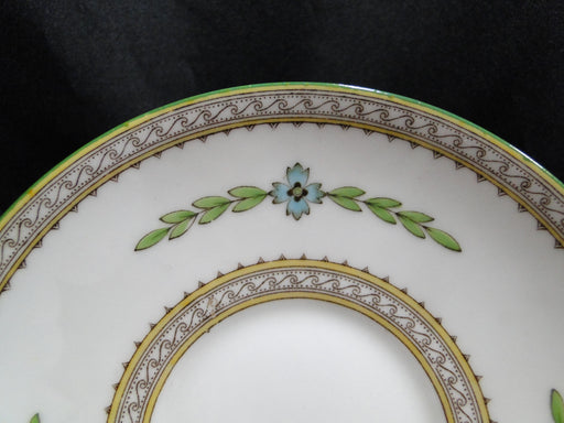 Minton Kent, Blue Flowers, Green Laurel: 5 5/8" Saucer Only, No Cup