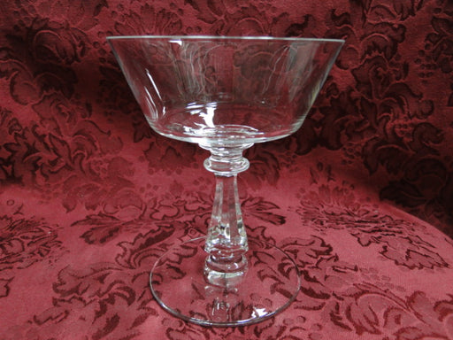 Val St. Lambert Walton: Champagne Sherbet (s), 4 3/4" Tall