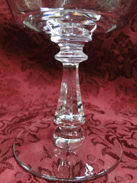 Val St. Lambert Walton: Champagne Sherbet (s), 4 3/4" Tall