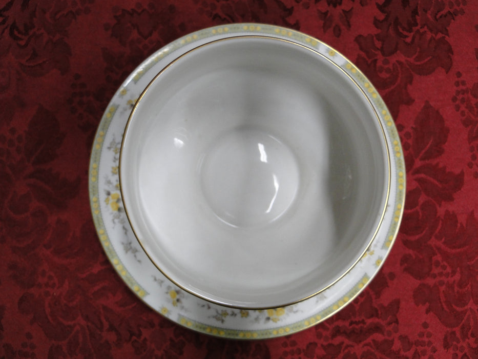 Mikasa Romi, Yellow Floral, Gold Trim: Gravy w/ Attached Underplate