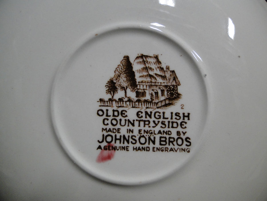 Johnson Brothers Olde English Countryside: Cup & Saucer Set, 2 1/4", As Is