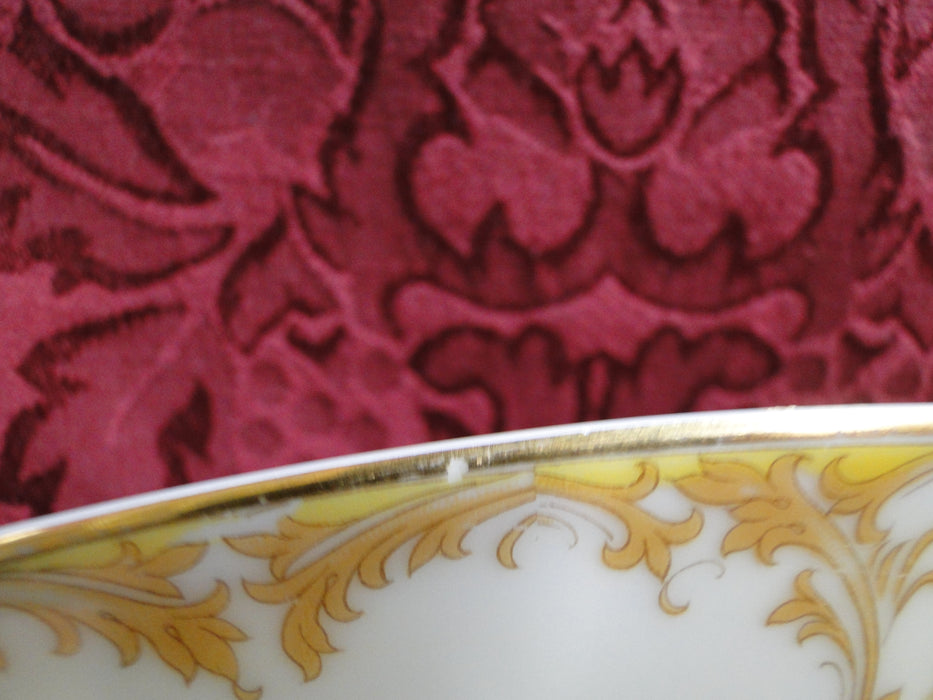 Noritake Multicolored Floral, Gold Scroll Trim, MM39: Oval Platter, 16 3/8"