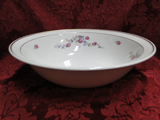 Thomas China 7211, Versailles White, Floral: Round Serving Bowl, 9 1/8"