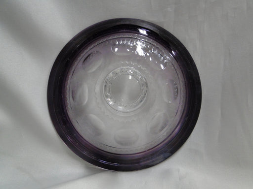 Tiffin King's Crown / Antique Thumbprint Amethyst, 4016: Compote Lid, 5 1/4"