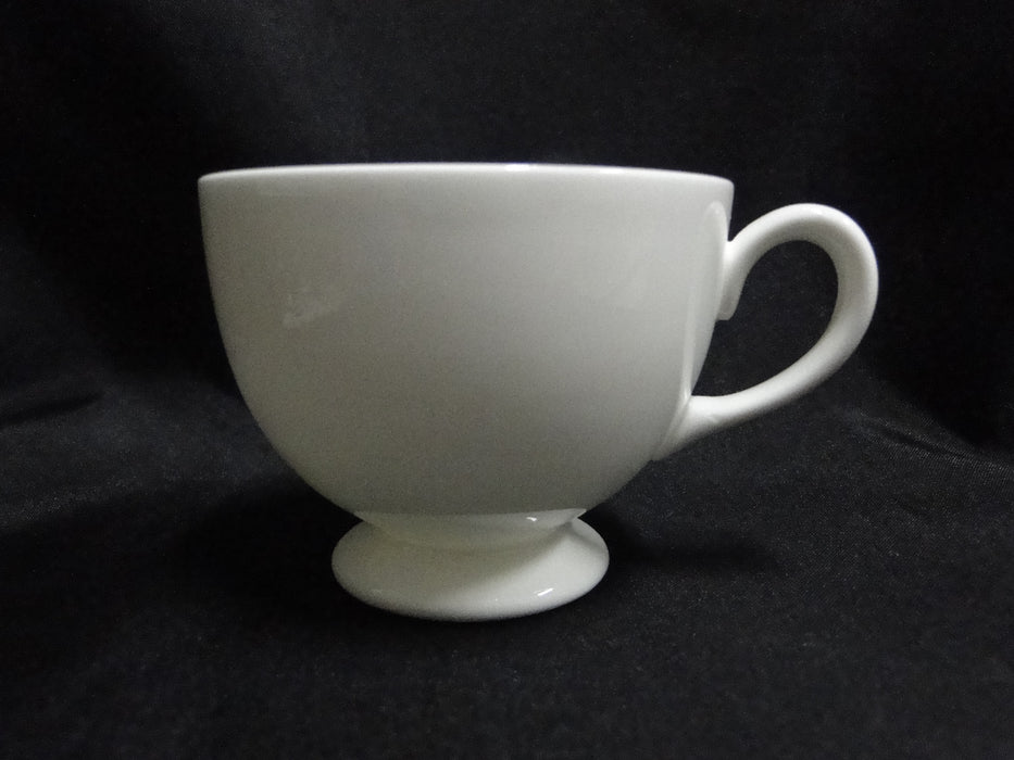 Wedgwood White, All White, No Trim: Cup & Saucer Set (s), 2 5/8" Tall