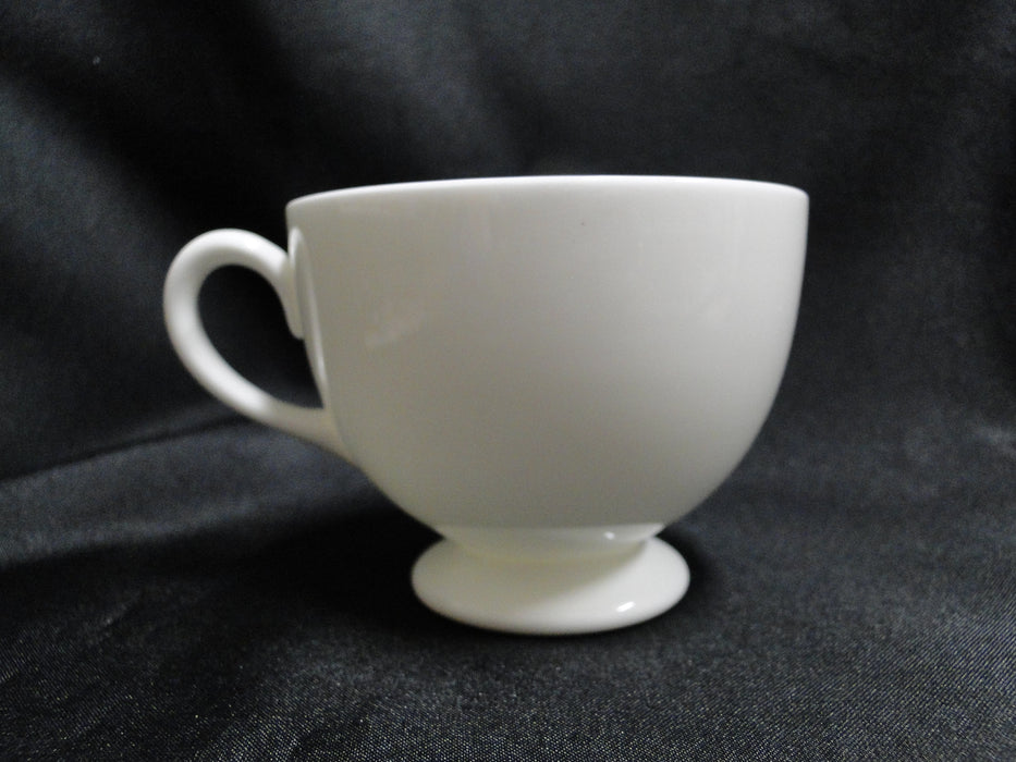 Wedgwood White, All White, No Trim: Cup & Saucer Set (s), 2 5/8" Tall