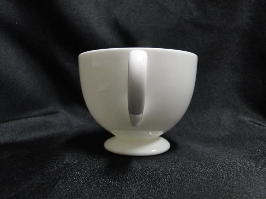 Wedgwood White, All White, No Trim: Cup & Saucer Set (s), 2 5/8" Tall