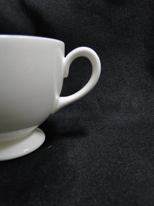 Wedgwood White, All White, No Trim: 2 1/8" Tall Cup Only, No Saucer