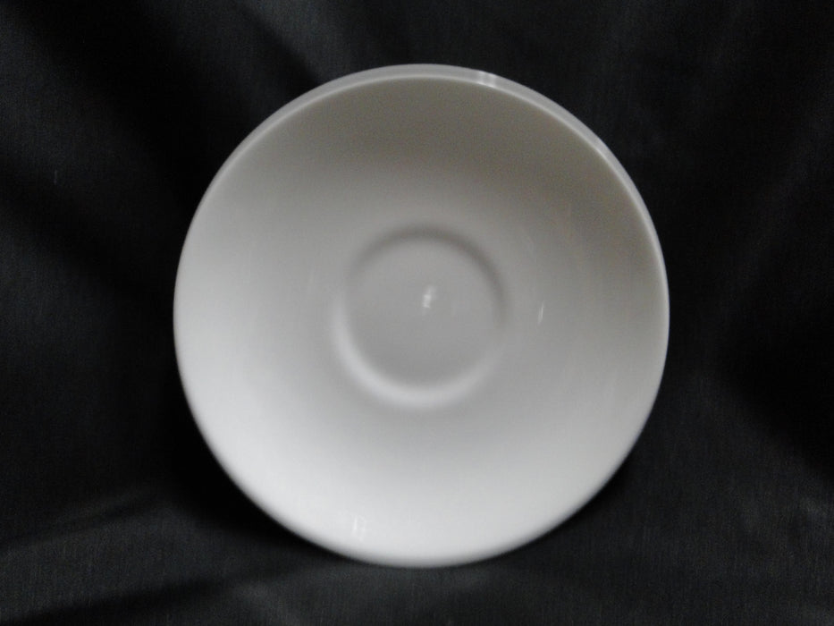 Wedgwood White, All White, No Trim: Cup & Saucer Set (s), 2 5/8" Tall