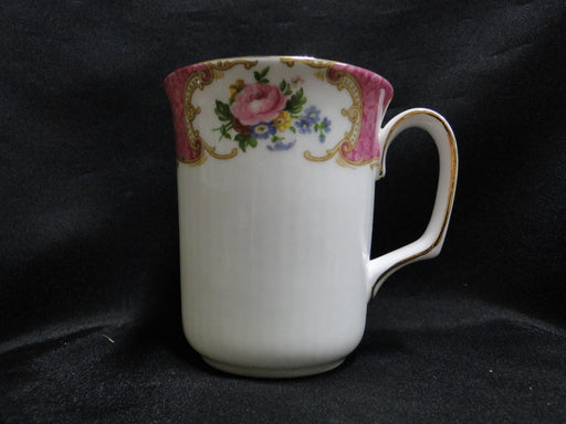 Royal Albert Lady Carlyle, Pink, Florals, England: Mug, 3 7/8" Tall