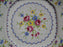 Royal Albert Petit Point, Floral Embroidery: Square Cake Plate w/ Handles 9 1/2"