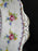 Royal Albert Petit Point, Floral Embroidery: Square Cake Plate w/ Handles 9 1/2"