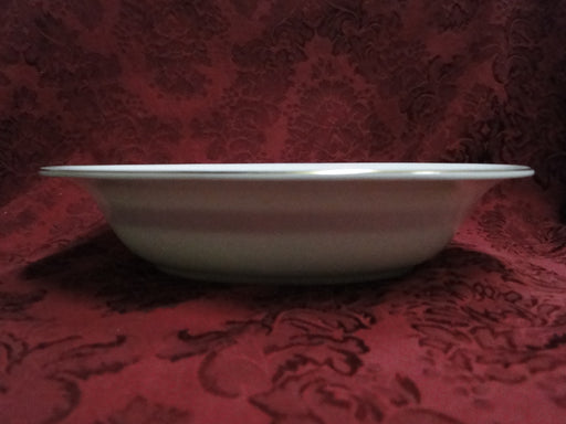 Wedgwood Adelphi, White w/ Gold Encrusted Verge: Oval Serving Bowl, 9 7/8"