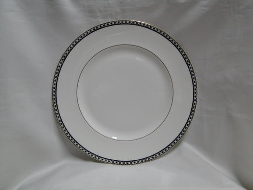 Wedgwood Ulander Black, Black Lines & Circles on Edge: Dinner Plate (s), 10 3/4"