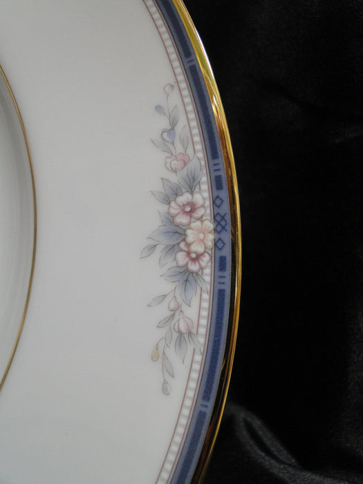 Noritake Ontario, 3763: Blue Gray Band, Floral: Dinner Plate (s), 10 5/8"