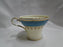 Aynsley 5212 Turquoise Band, Gold Design: Cup & Saucer Set, 2 5/8" Tall