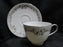 Franconia / Krautheim Priscilla, Gray & Pink: Cup & Saucer Set, 2 1/2"
